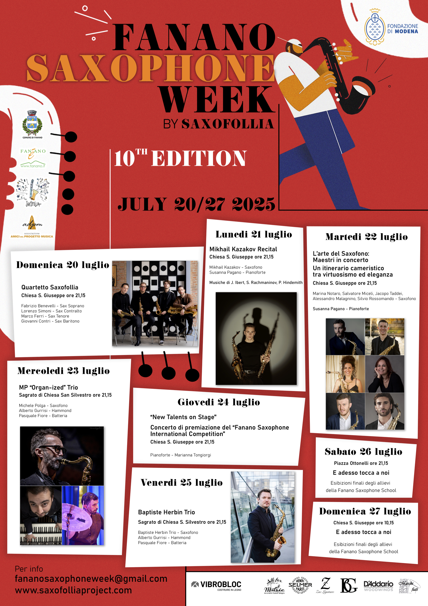 Rassegna Saxofollia Fanano 2025