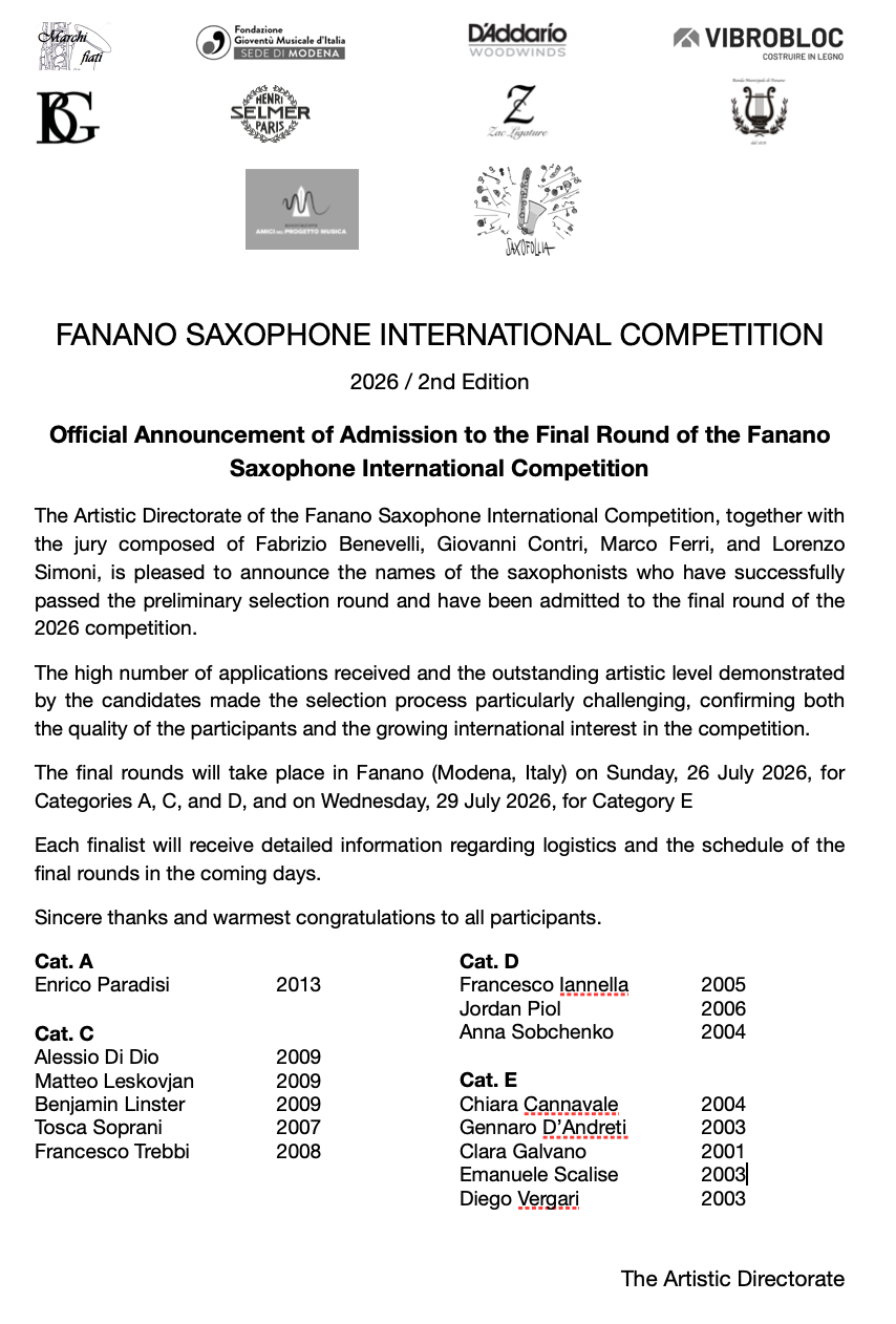 Concorso 1 fase ENG